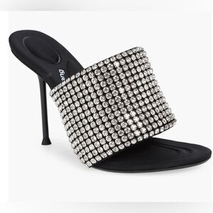 Alexander Wang Women's Sienna Embellished Crystal High Heels Sandals Size 6 NIB